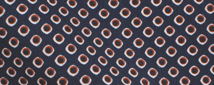 Navy Abstract Print Broadcloth