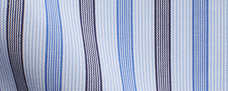 Light Blue/Blue/Black Banker Stripe | 120/2