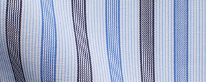 Light Blue/Blue/Black Banker Stripe | 120/2