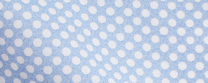 Blue Swirls and Circles Print Broadcloth