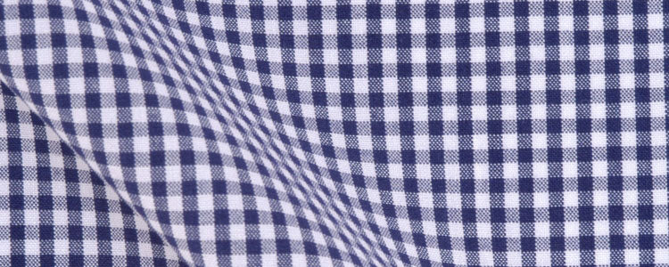 Navy Mini Gingham Broadcloth