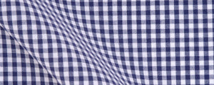 Navy Mini Gingham Broadcloth