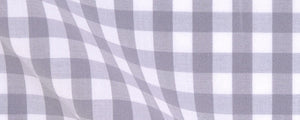 Grey Gingham Broadcloth