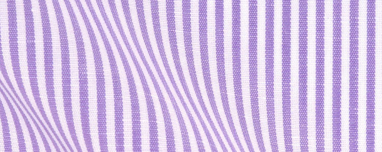 Purple Cotton/Linen Traditional Stripe