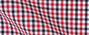 Red/Black Mini Gingham Broadcloth