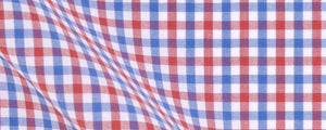 Red/Blue Mini Gingham Broadcloth