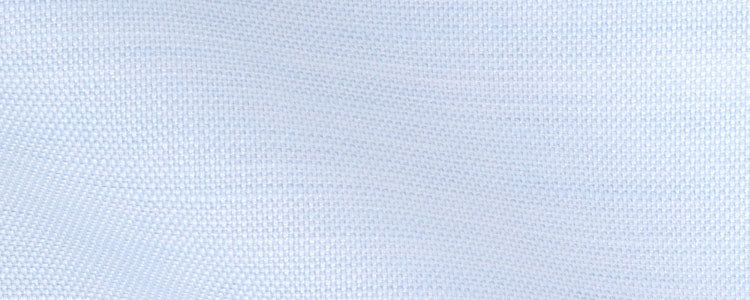 Light Blue Cotton Linen Pinpoint Weave