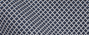 Navy/White Abstract Diamonds Print Broadcloth