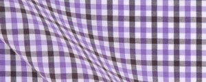 Purple/Black Mini Gingham Broadcloth