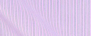 Pink Reverse Border Stripe Two Ply Broadcloth