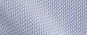 White/Blue ZigZag Dobby | 90/2