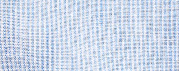 Blue Hairline Stripe Linen