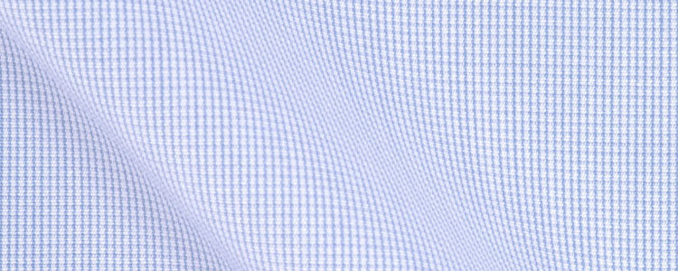 Light Blue Micro Check | 120/2