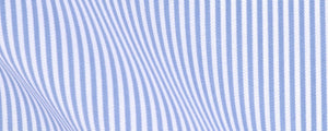 Blue Traditional Stripe Broadcloth | 120/2