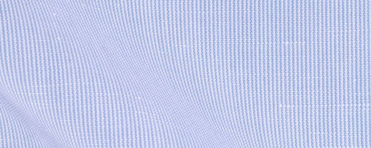 Blue Hairline Stripe Cotton Linen Slub Weave