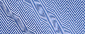 French Blue Herringbone | 90/2