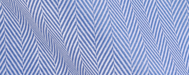 Blue Herringbone | 90/2