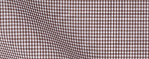 Brown Micro Gingham Check Broadcloth