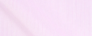 Pink Hairline Stripe Two Ply Broadcloth