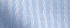 Light Blue Tone on Tone Satin Stripe Easy Wear | Easy Care