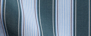 Shades of Blue/Green Variegated Bold Stripes | 120/2