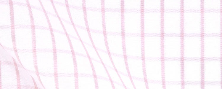 Pink Graph Check Broadcloth | 120/2