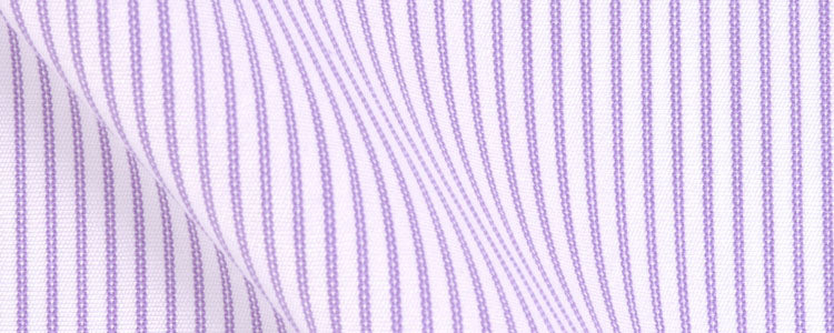 Purple Double Bar Stripe Two Ply Broadcloth