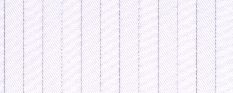 White Tone on Tone Wide Twill Satin Stripe | 120/2