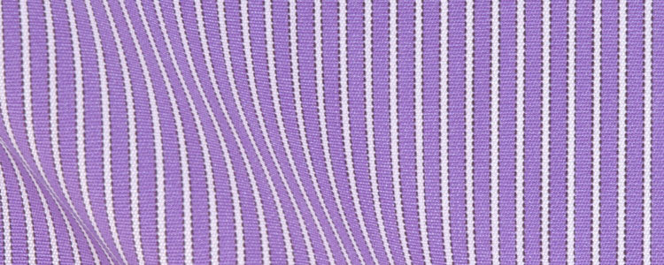 Purple Reverse Border Stripe Two Ply Broadcloth