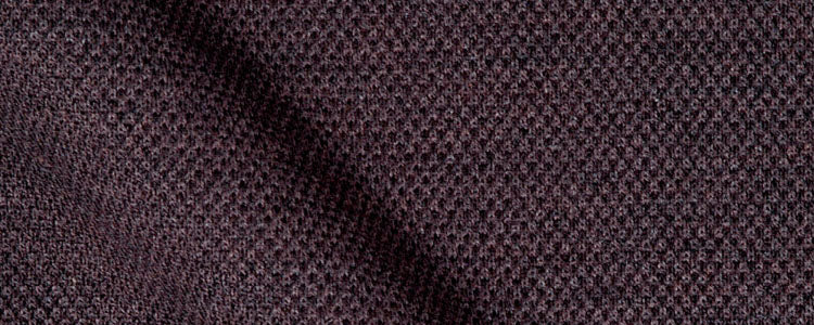 Brown Pique Knit Jersey