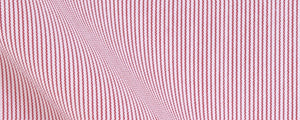 Red Hairline Stripe Two Ply Broadcloth