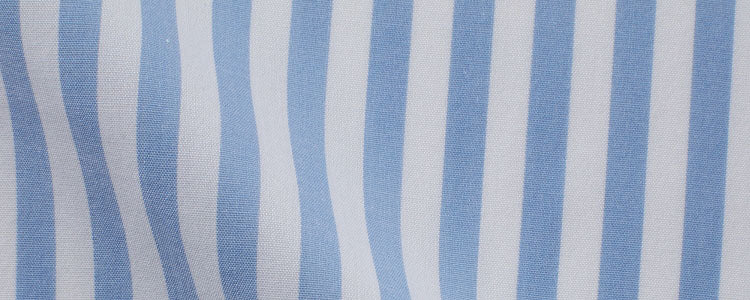 Light Blue Butcher Stripe Easy Wear | Easy Care