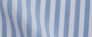 Light Blue Butcher Stripe Easy Wear | Easy Care