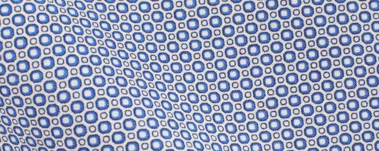 Blue Abstract Circles Print Broadcloth