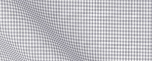 Grey Micro Gingham Check Broadcloth