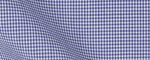 Blue Micro Gingham Check Broadcloth