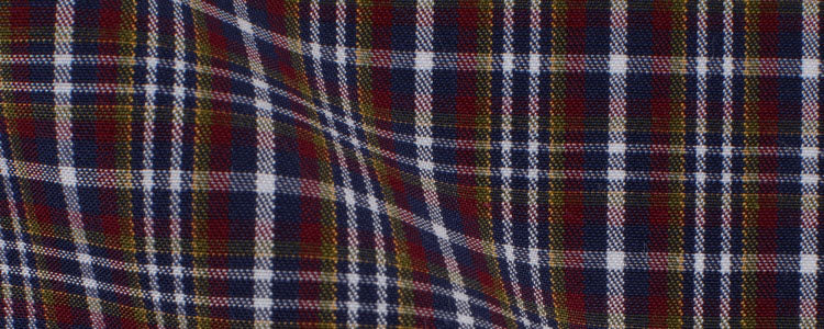 Multi Color Plaid Twill