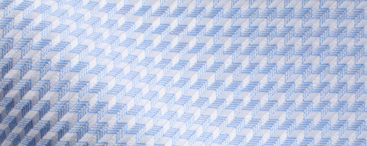 Light Blue Chevrons Dobby | 90/2