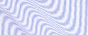 Blue Hairline Stripe Two Ply Broadcloth