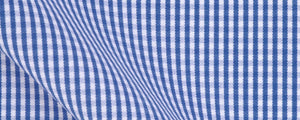 French Blue Mini Gingham Broadcloth | 120/2