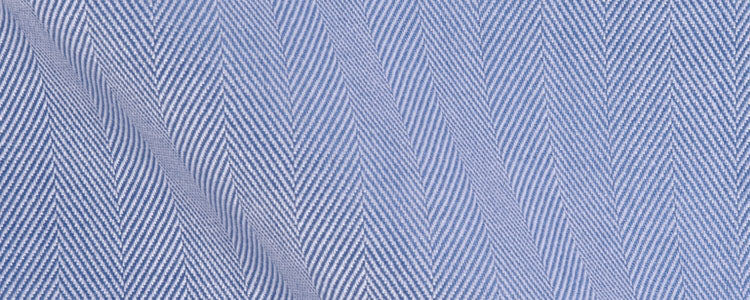 Navy Fine Herringbone | 90/2