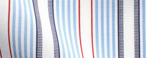 Blue/Red/Black Variegated Stripes | 120/2