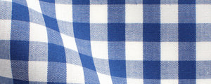 Navy Gingham Easy Wear | Easy Care