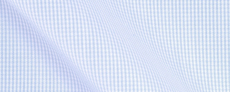 Light Blue Micro Graph Check Broadcloth | 120/2