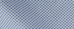 Blue Micro Ovals Print Broadcloth