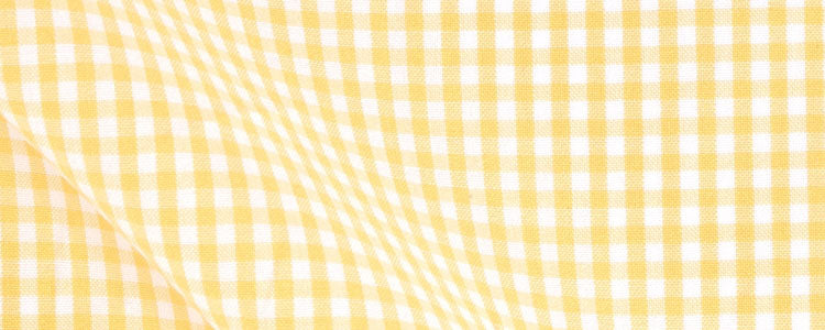 Yellow Mini Gingham Broadcloth