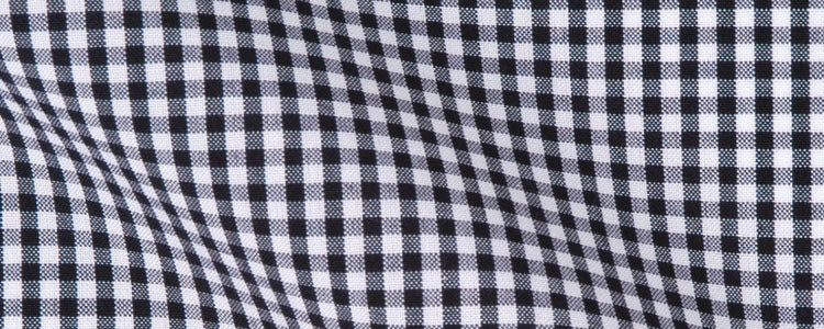 Black Mini Gingham Broadcloth