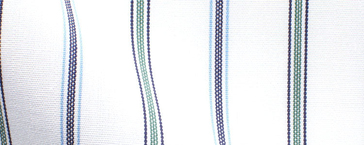 White/Green/Black/Blue Variegated Stripe | 120/2