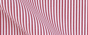 Red Traditional Stripe Broadcloth | 120/2