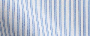 Light Blue Bar Stripe Easy Wear | Easy Care